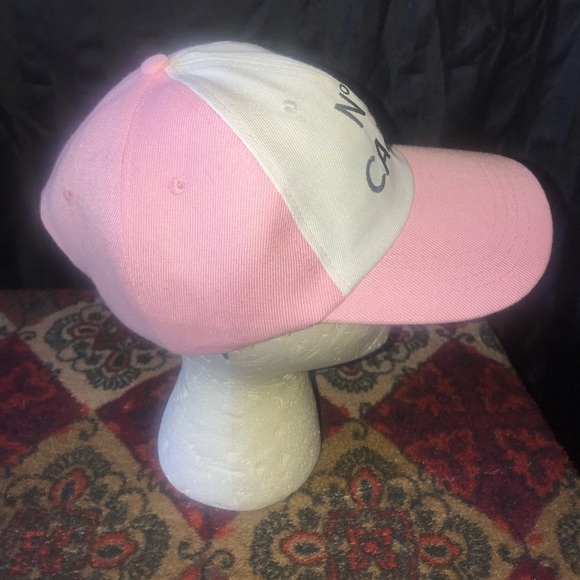 Women’s Pink and White Baseball Cap - Picture 3 of 7